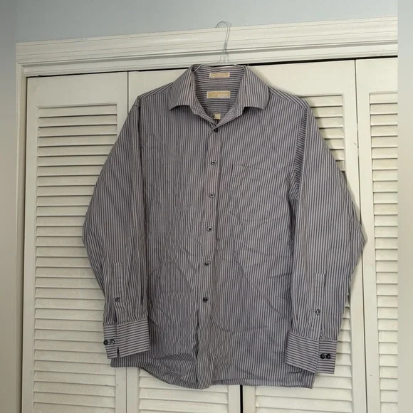 Michael Kors | Shirts | Michael Kors Button Up Dress Shirt Size 6 Large 10  Cotton | Poshmark